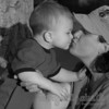 a kiss at the park from my special little guy.